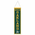 Wraft Fanatics 8 x 32 in. Oakland Athletics Banner Wool Heritage Slogan Design 9416647818